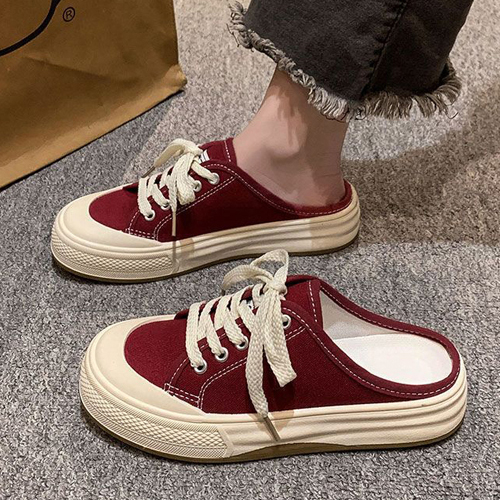 CC607  여성 3컬러 뮬 스니커즈